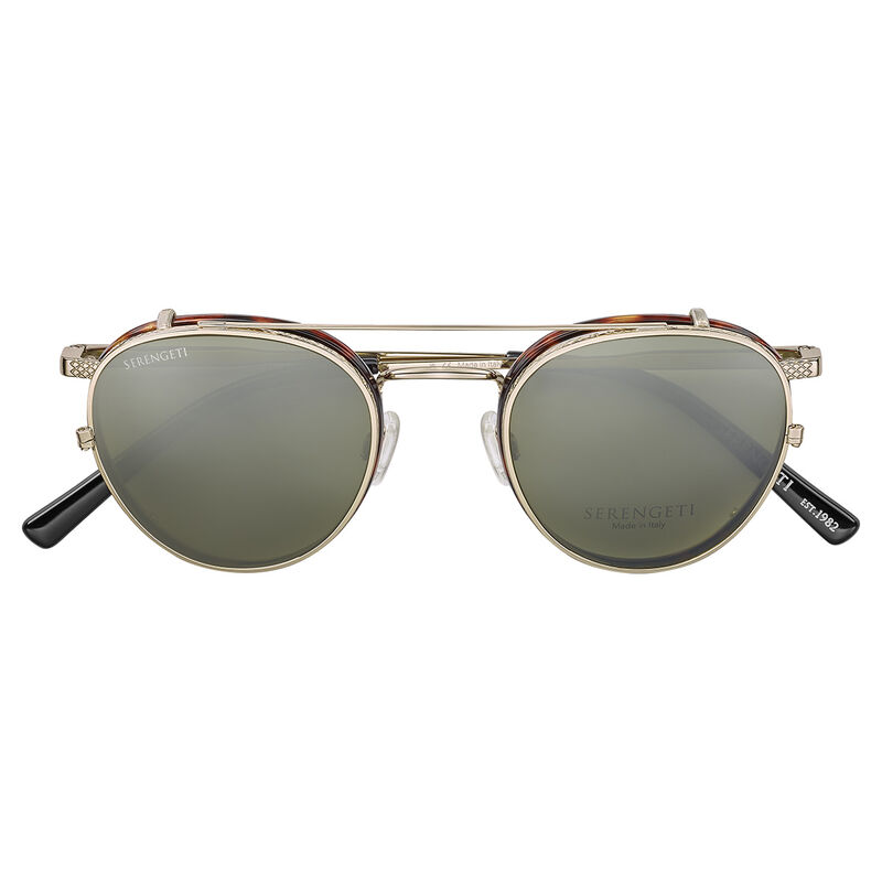 CLIP ON DANIEL, Shiny Light Gold-Mineral Polarized 555nm Cat 3 to 3, hi-res image number null